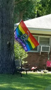 Drapeau LGBT et libertarien
