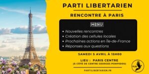 Evenement à Paris du Parti Libertarien français
