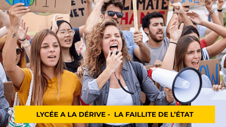 Lycéens qui manifestent